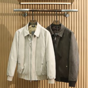 tf9368 翻领磨砂皮羽绒服